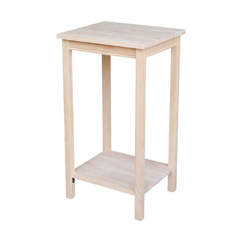 The Gray Barn Moonshine Unfinished Accent Table - 29"H x 16"W