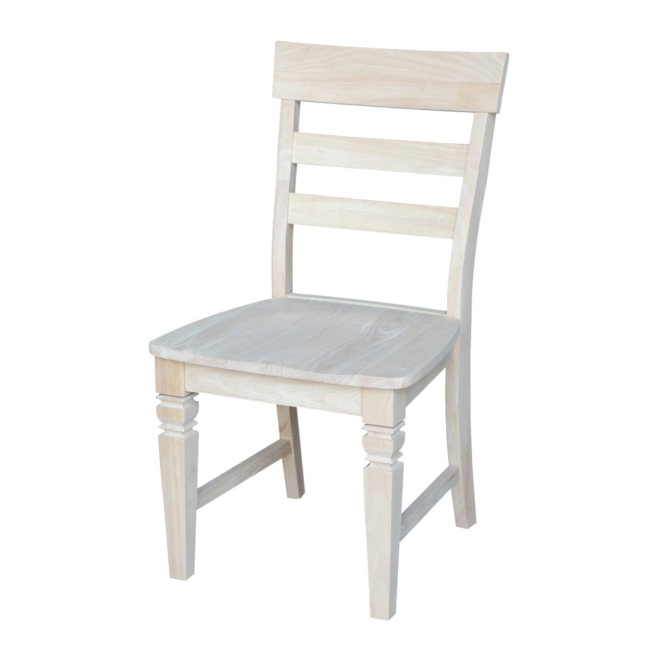 International Concepts Unfinished Solid Parawood Java Dining Chairs International Concepts Unfinished Solid Parawood Java Dining Chairs