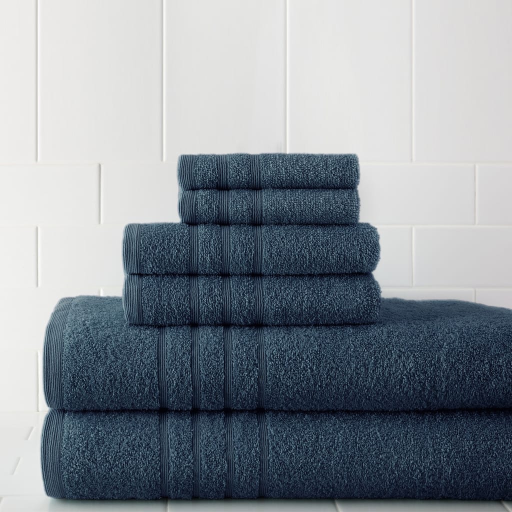 Amrapur Overseas Luxurious Combed Cotton 6-piece Towel Set
