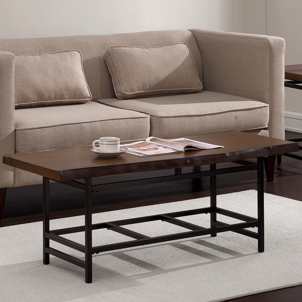 Floating Top Live Edge Coffee Table