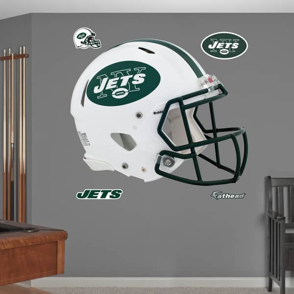 Fathead NFL Revolution Helmet Wall Decal; New York Jets