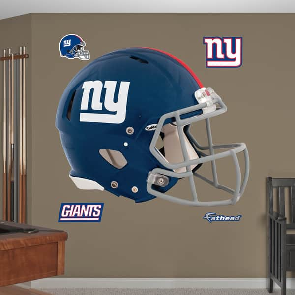 Fathead NFL Revolution Helmet Wall Decal; New York Giants