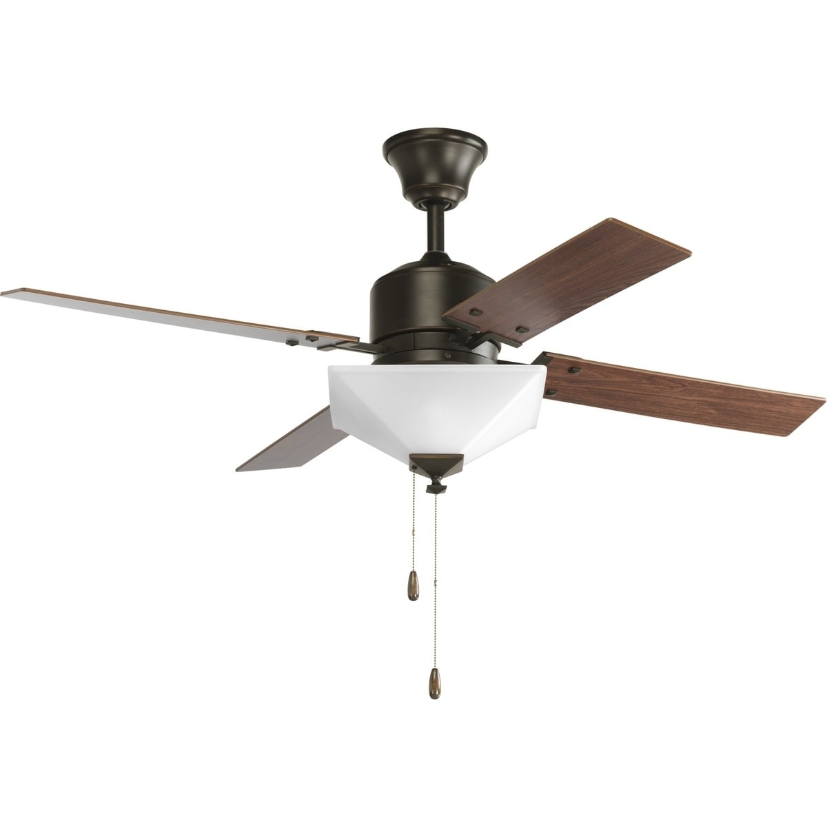 Progress Lighting North Park 52 Inch 4 Blade Antique Bronze Ceiling Fan