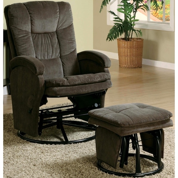 Vinson Swivel Glider Recliner Ottoman Set - Free Shipping Today ...