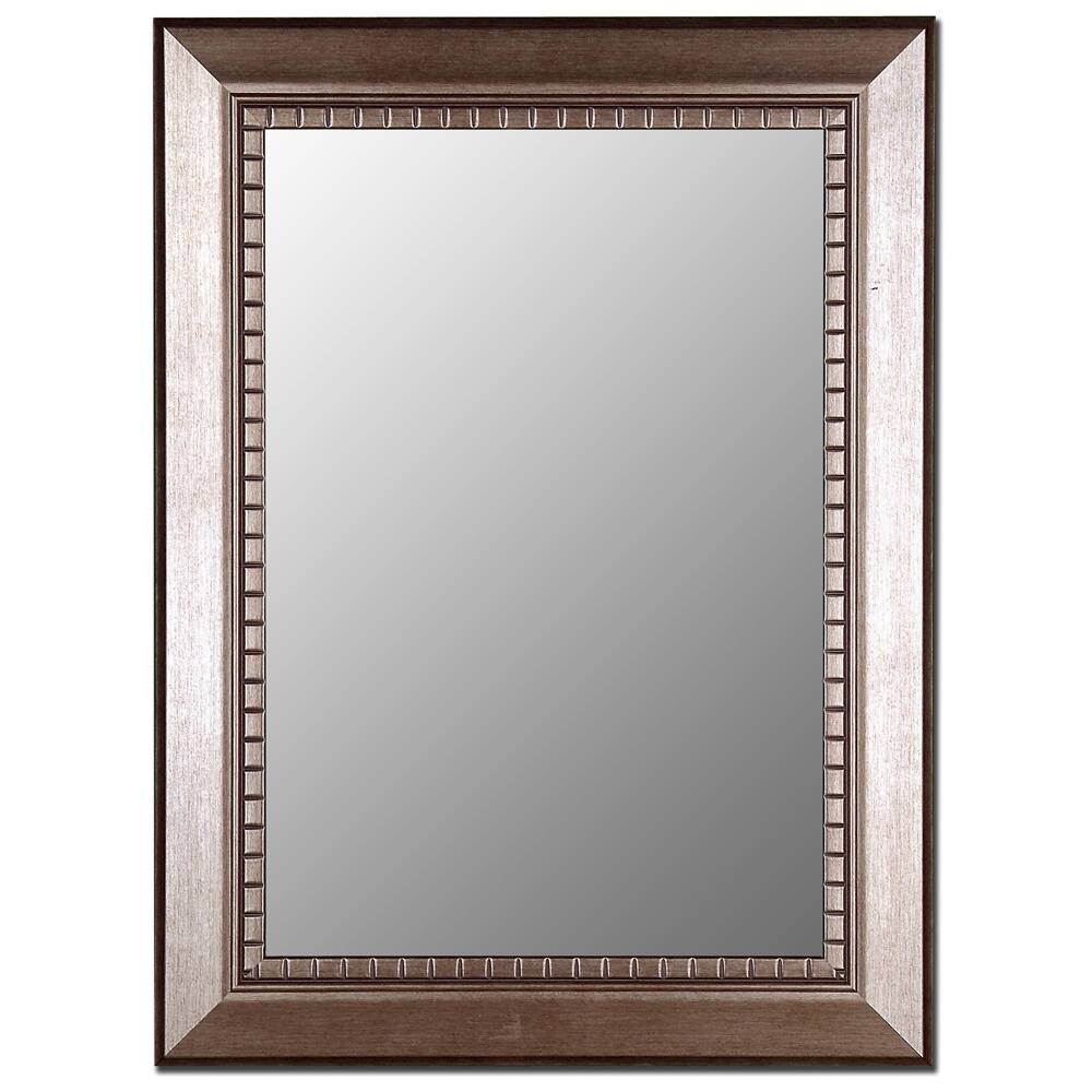 Olde English Antique Silver Framed Wall Mirror