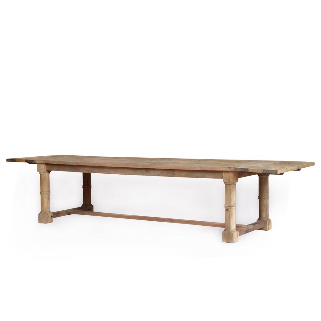 Rustic Reclaimed Wood Extendable Dining Table