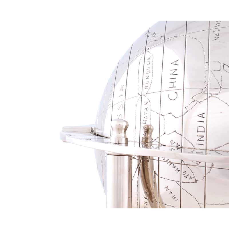 Decorative Aluminium Globe and Stand