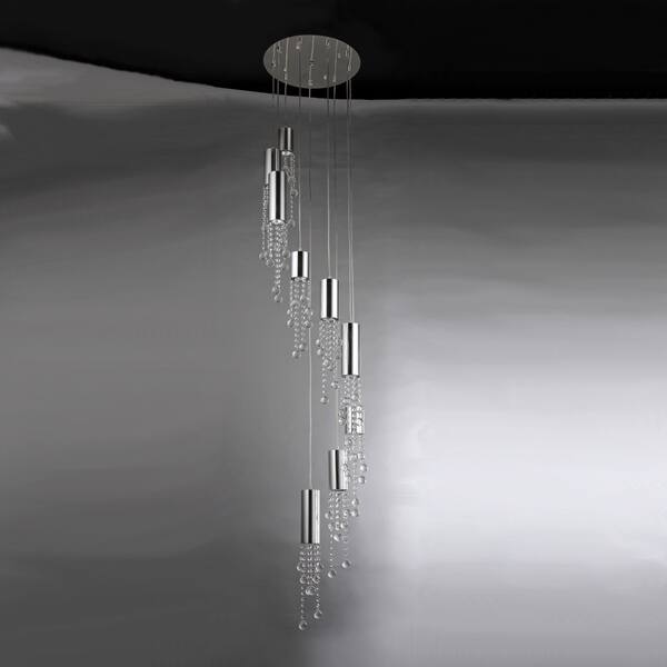 Charles Drop Down Crystal Flush 9 Light Fixture Drop Down Crystal Flush 9 Light Fixture