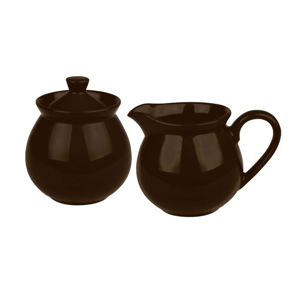 Waechtersbach Fun Factory Chocolate Creamer and Sugar Set