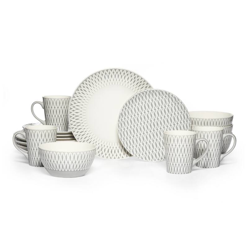 Gourmet Basics by Mikasa Aurora 16-piece Stoneware Dinnerware Set