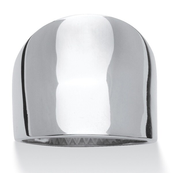 Stainless Steel Concave Cigar Band Tailored
