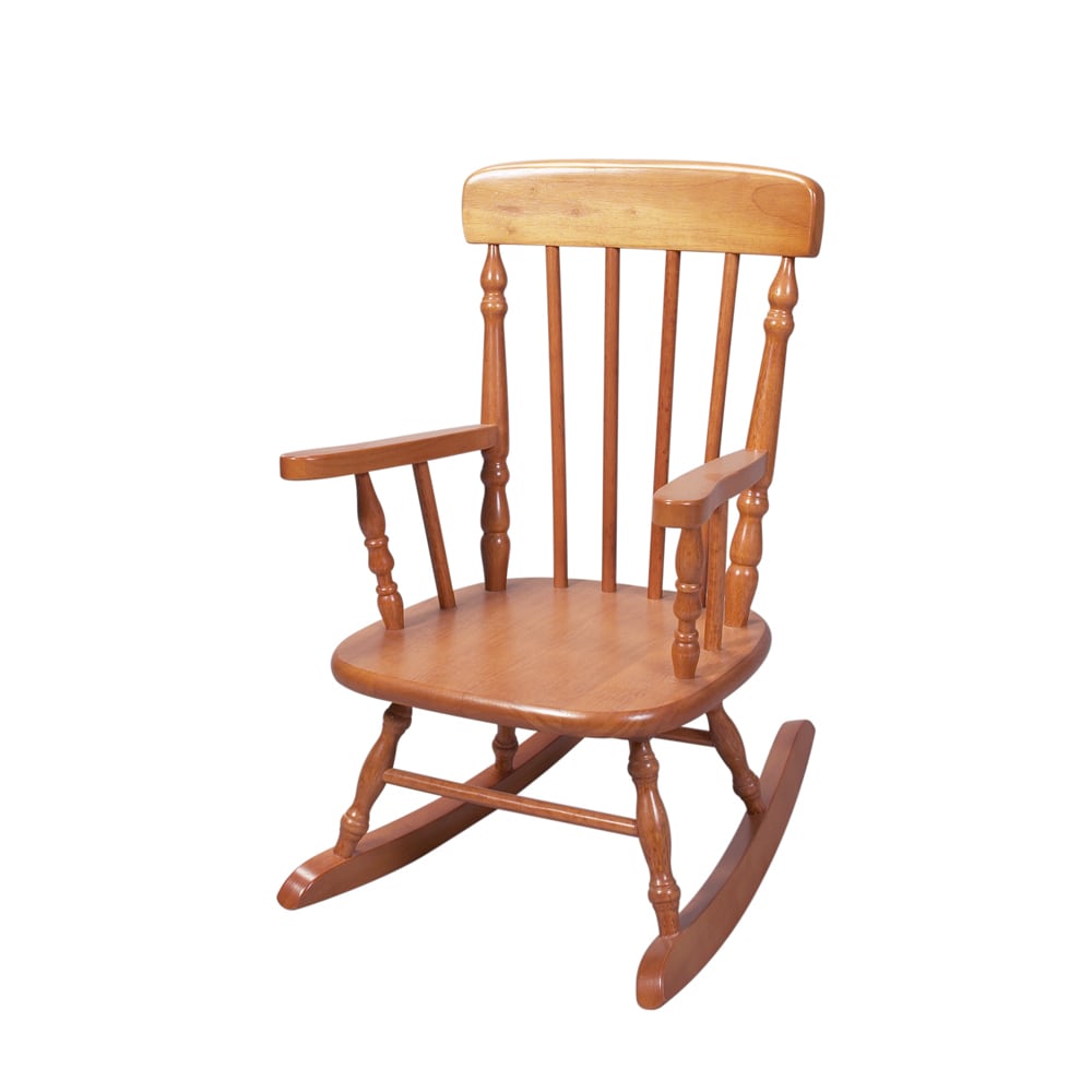 Honey Spindle Rocking Chair - Overstock 