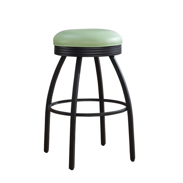 Sadie 26-inch Counter Height Metal Stool in Green