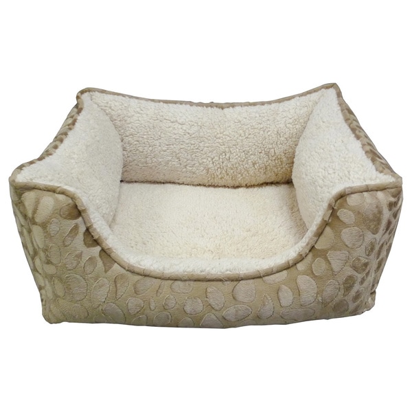 Pebble Embossed Rectangle Memory Foam Pet Bed   16479968  