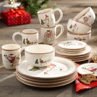 Christmas 20-piece Dinner Set