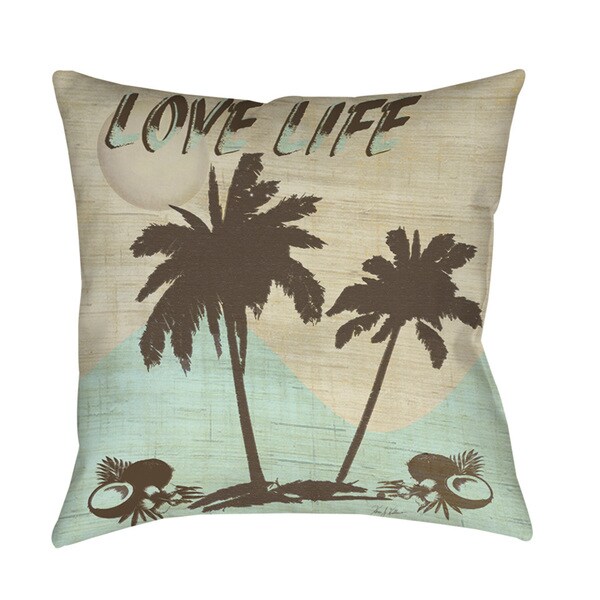 Shop Love Life Throw/ Floor Pillow Free Shipping On Orders Over 45