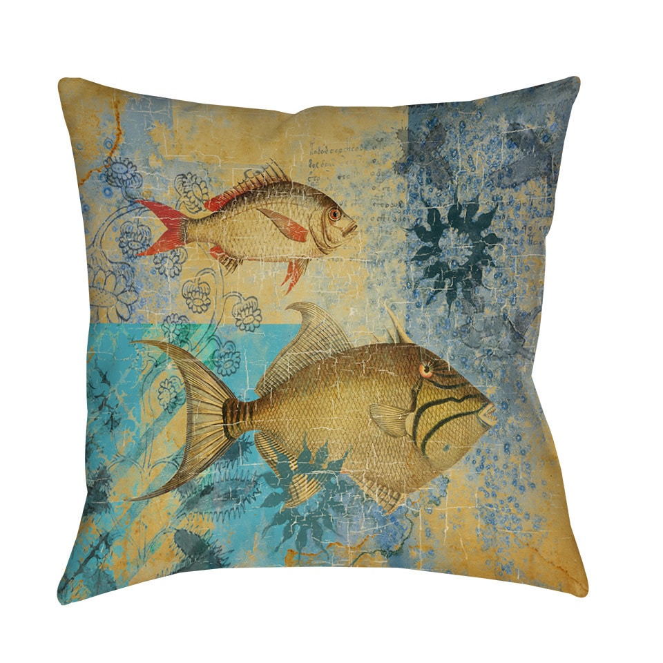 Thumbprintz Caribbean Cove IV Throw/ Floor Pillow   16480193