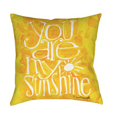 Buy Yellow Quotes Sayings Throw Pillows Online At Overstock