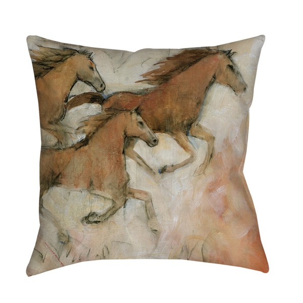 Horse Fresco II Floor Pillow