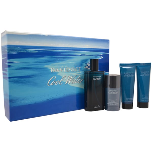 Davidoff Cool Water Mens 4 piece Fragrance Set