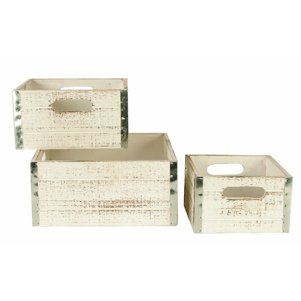 Wald Imports Wood Crates (Set of 3)   16480291   Shopping