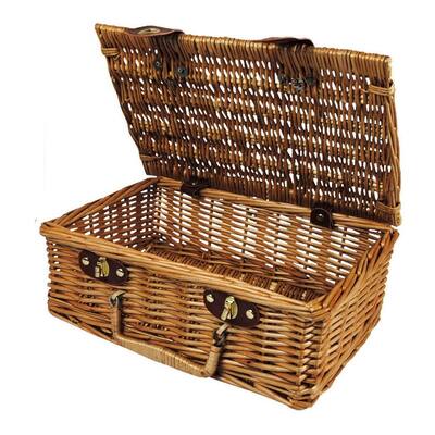 Wald Imports 13-inch Willow Picnic Basket