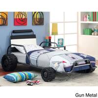 Furniture of America Migh Transitional Twin Metal Laid Back Youth Bed