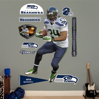 Fathead Marshawn Lynch Away Wall Decals - Bed Bath & Beyond - 9320377