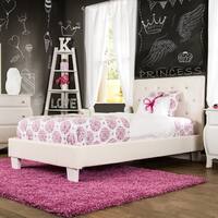 Silver Orchid Heston Tufted Leatherette Twin-size Platform Bed