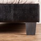 preview thumbnail 4 of 15, Heston Glam Twin Faux Leather Upholstered Tufted Platform Kid Bed by Silver Orchid