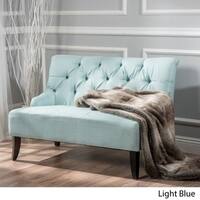 Nicole Fabric Settee by Christopher Knight Home - 31"h x 40"w x 30"d