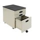 preview thumbnail 7 of 11, Porch & Den Onion Creek Metal Mobile File Cabinet with Wheel Casters