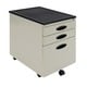 preview thumbnail 6 of 11, Porch & Den Onion Creek Metal Mobile File Cabinet with Wheel Casters Putty