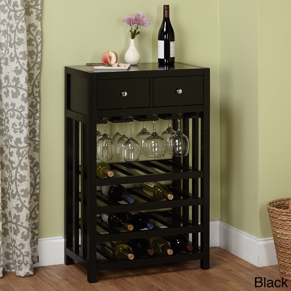 Simple Living Napa Wood 20 bottle Wine Tower   16481020  