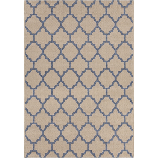 Artist's Loom Indoor/Outdoor Moroccan Geometric Rug
