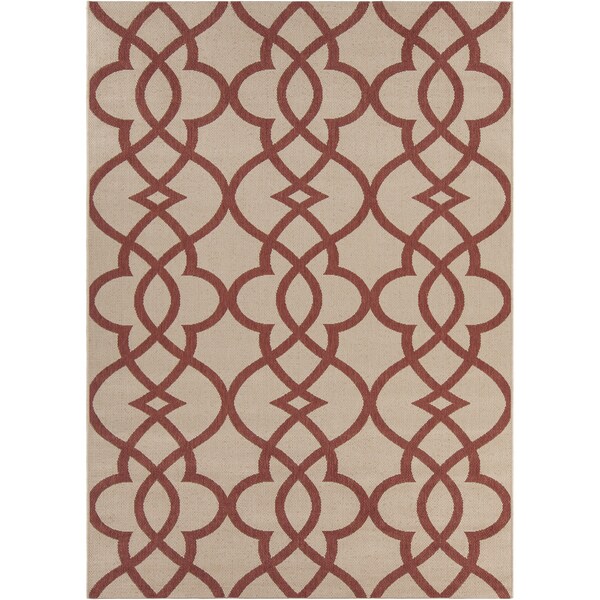 Artist's Loom Indoor/Outdoor Moroccan Geometric Rug