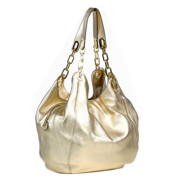 michael kors fulton tote gold