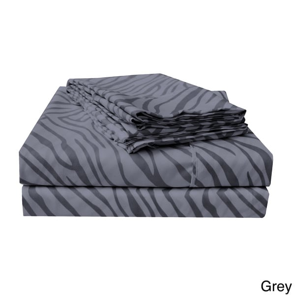Leopard Print Fitted Sheet Extra Deep Pocket microfibre