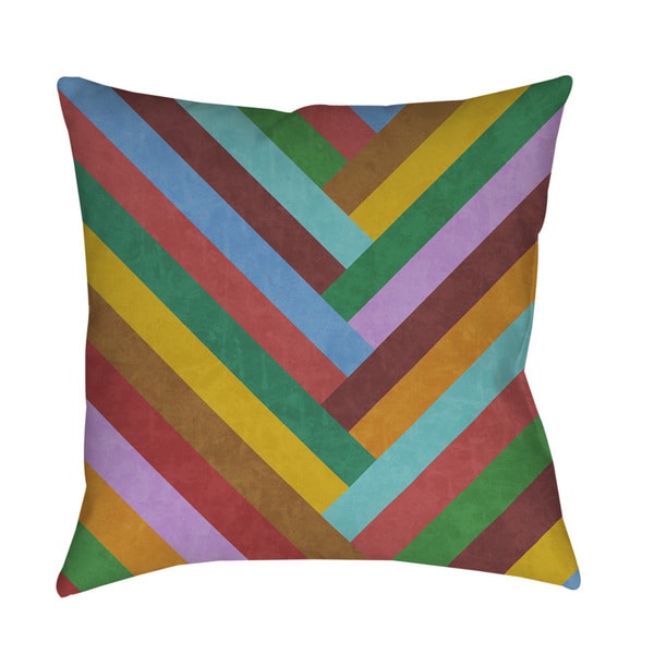 Shop Chevron Rainbow Throw/ Floor Pillow - Free Shipping On Orders Over ...