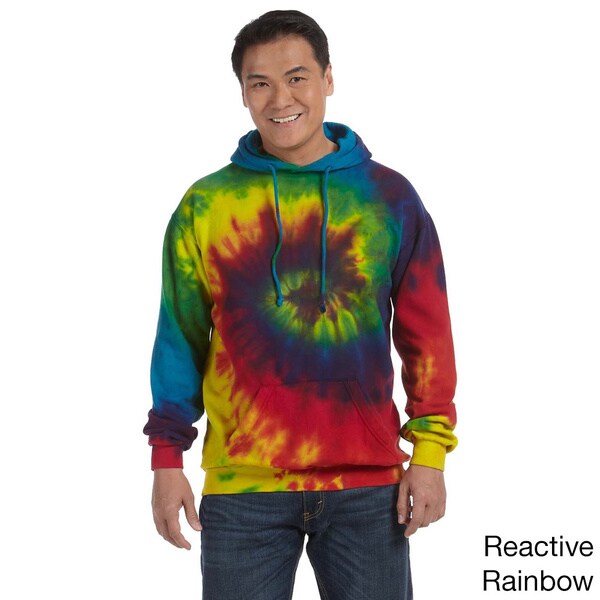 tie dye cotton hoodie