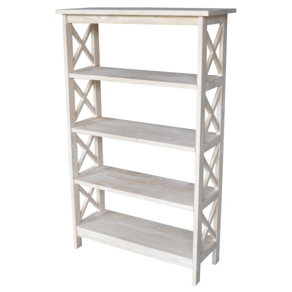 Shop Unfinished Parawood Four-tier X-sided Shelf Unit ...