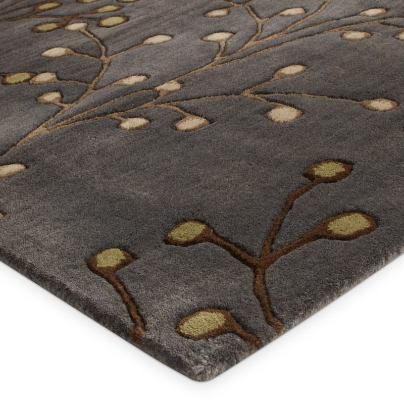 Sakura Handmade Transitional Floral Wool Area Rug