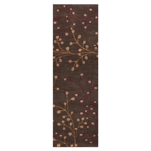 Sakura Handmade Transitional Floral Wool Area Rug On Sale Overstock 5509702