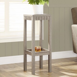 Shop Dark Taupe 32-inch Plant Stand - Overstock - 9331052