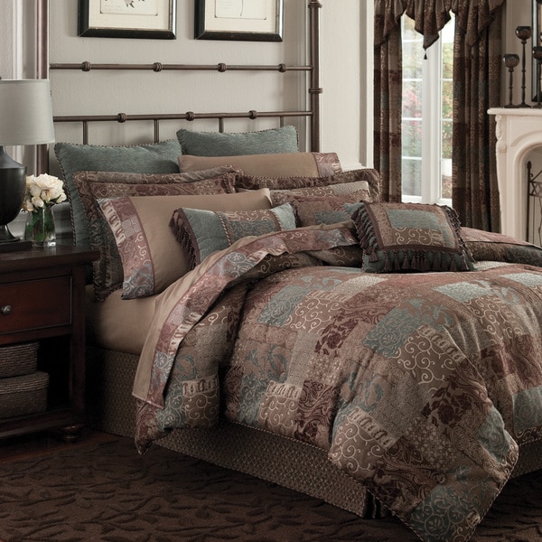 Shop Croscill Galleria Brown Opulent Chenille Jacquard ...