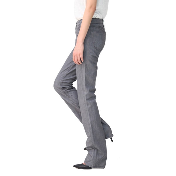 grey straight jeans womens