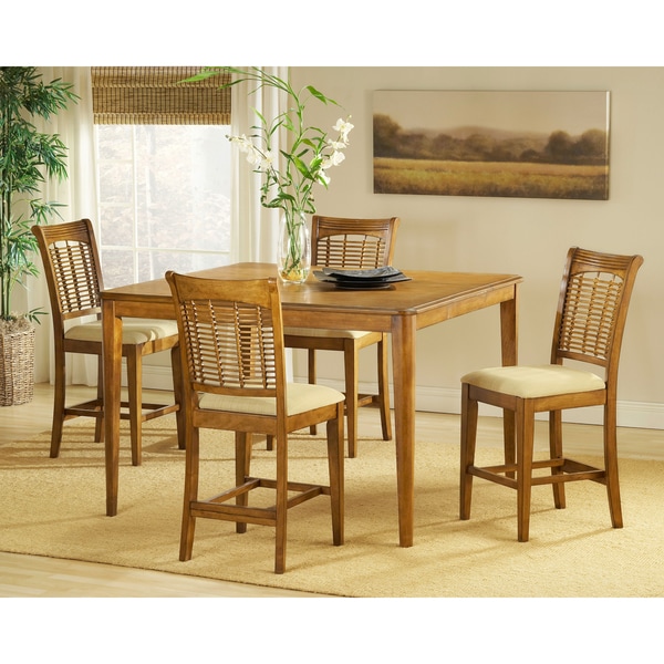 Bayberry Oak 5-piece Counter Height Dining