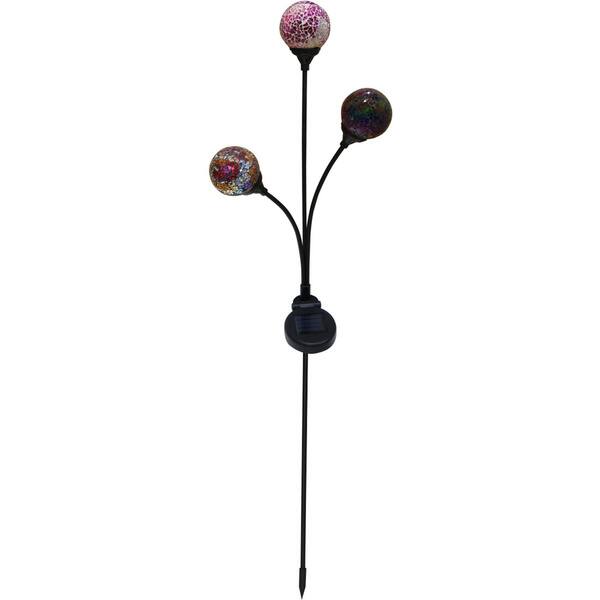 Solar Trio Mosaic Globe LED Garden Stake Bed Bath & Beyond 9332550