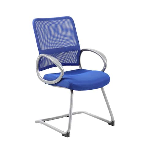 Boss Mesh Back Pewter Guest Chair