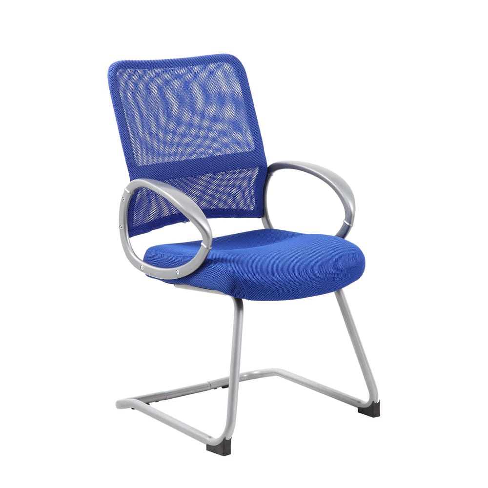 Boss Mesh Back Pewter Guest Chair